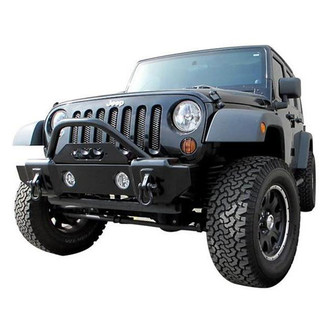 Rampage® - Recovery Stubby Front Winch Tubular Bumper