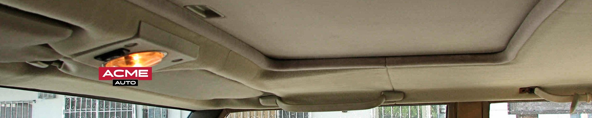 Acme Auto Headlining 1111-107-9 Dark Brown Replacement Headliner 1940 Buick, Cadillac, Oldsmobile, Pontiac Sport Coupe - 6 Bows 