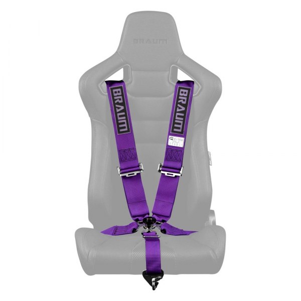 Braum® - 5-Point Harness Set, Purple, 3"