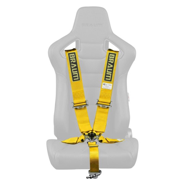 Braum® - 5-Point Harness Set, Yellow, 3"