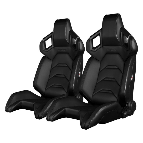 Braum® - Alpha-X Series Sport Seats Black & Carbon Fiber