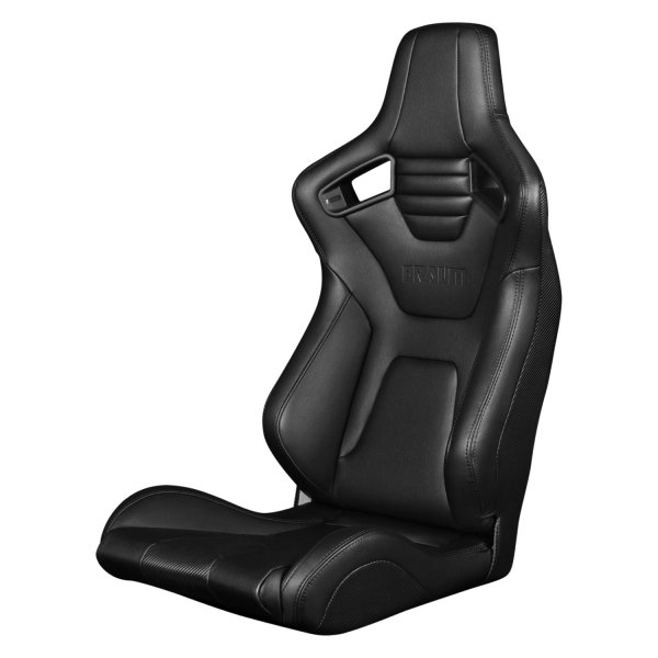 Braum® - Elite-X Series Black Leatherette Fixed Back Sport Seat