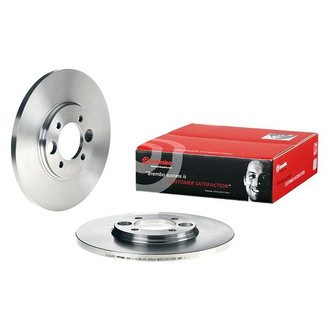 Brembo® - OE Replacement Plain Solid Rear Brake Rotor