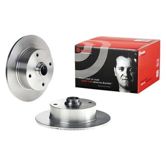 Brembo® - OE Replacement Plain Solid Front Brake Rotor