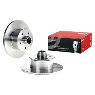 Brembo® - OE Replacement Plain Solid Front Brake Rotor