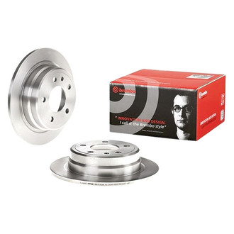 Brembo® - OE Replacement Plain Solid Rear Brake Rotor