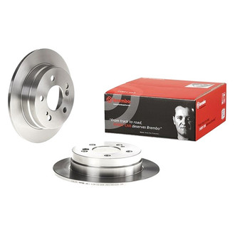 Brembo® - OE Replacement Plain Solid Rear Brake Rotor