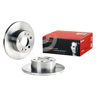 Brembo® - OE Replacement Plain Solid Front Brake Rotor