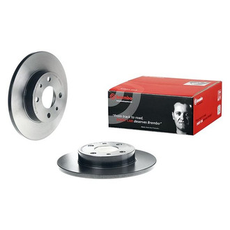 Brembo® - UV Coated Series Plain Solid Rear Brake Rotor
