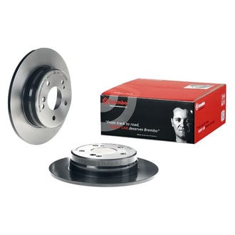 Brembo® - UV Coated Series Plain Solid Rear Brake Rotor