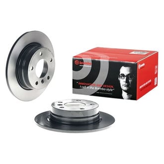 Brembo® - UV Coated Series Plain Solid Rear Brake Rotor
