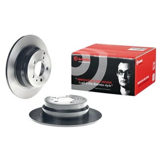 Brembo® - UV Coated Series Plain Solid Rear Brake Rotor