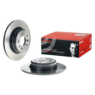 Brembo® - UV Coated Series Plain Solid Rear Brake Rotor