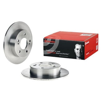 Brembo® - OE Replacement Plain Solid Rear Brake Rotor