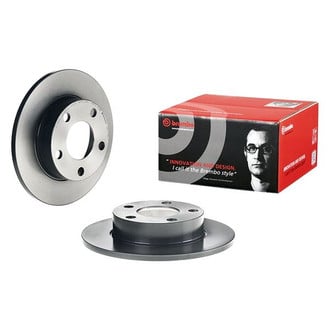 Brembo® - UV Coated Series Plain Solid Rear Brake Rotor