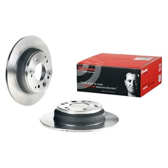 Brembo® - OE Replacement Plain Solid Rear Brake Rotor