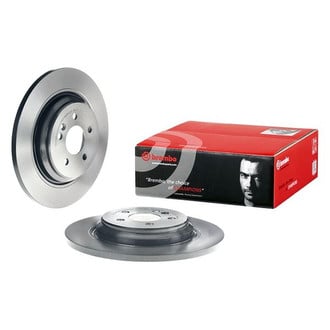 Brembo® - UV Coated Series Plain Solid Rear Brake Rotor