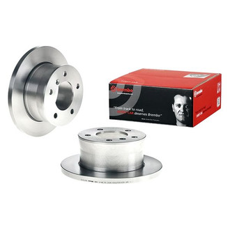 Brembo® - OE Replacement Plain Solid Rear Brake Rotor