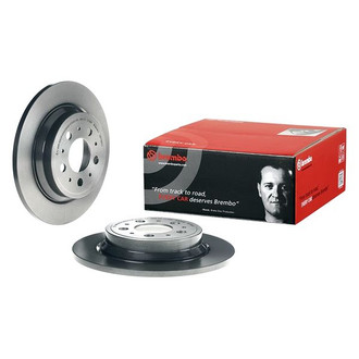 Brembo® - UV Coated Series Plain Solid Rear Brake Rotor