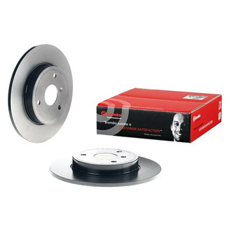 Brembo® - UV Coated Plain Solid Front Brake Rotor