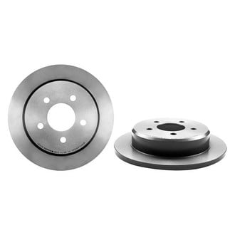 Brembo® - UV Coated Plain Solid Rear Brake Rotor