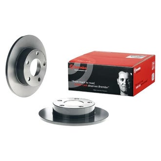 Brembo® - UV Coated Series Plain Solid Rear Brake Rotor