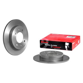 Brembo® - UV Coated Series Plain Solid Rear Brake Rotor