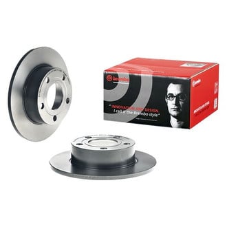 Brembo® - UV Coated Series Plain Solid Rear Brake Rotor