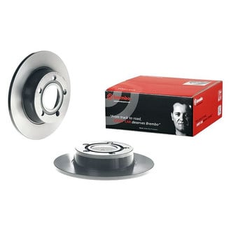Brembo® - UV Coated Series Plain Solid Rear Brake Rotor