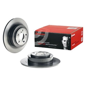 Brembo® - UV Coated Series Plain Solid Rear Brake Rotor