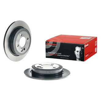 Brembo® - UV Coated Series Plain Solid Rear Brake Rotor
