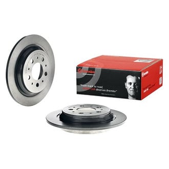 Brembo® - UV Coated Series Plain Solid Rear Brake Rotor