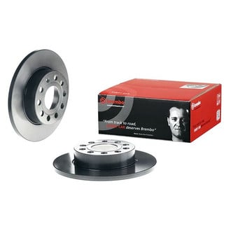 Brembo® - UV Coated Series Plain Solid Rear Brake Rotor