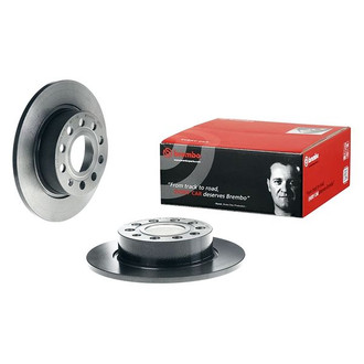 Brembo® - UV Coated Series Plain Solid Rear Brake Rotor