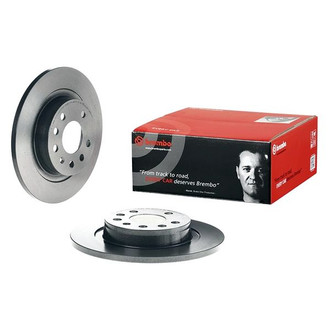 Brembo® - UV Coated Series Plain Solid Rear Brake Rotor