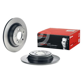Brembo® - UV Coated Series Plain Solid Rear Brake Rotor