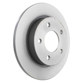 Brembo® - OE Replacement Plain Solid Rear Brake Rotor