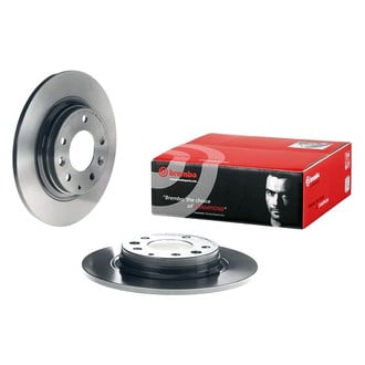 Brembo® - UV Coated Series Plain Solid Rear Brake Rotor