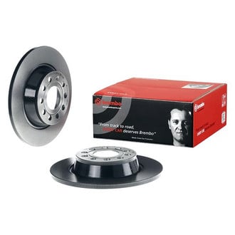 Brembo® - UV Coated Series Plain Solid Rear Brake Rotor