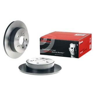 Brembo® - UV Coated Series Plain Solid Rear Brake Rotor