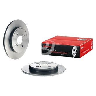 Brembo® - UV Coated Series Plain Solid Rear Brake Rotor