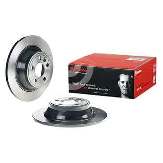 Brembo® - UV Coated Series Plain Solid Rear Brake Rotor