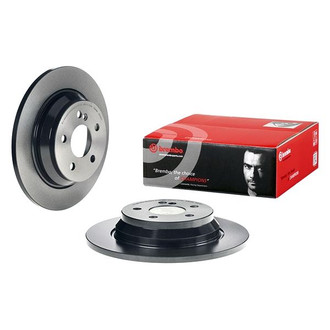 Brembo® - UV Coated Series Plain Solid Rear Brake Rotor