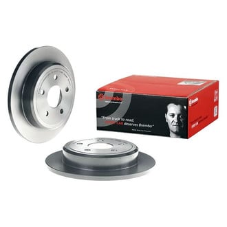 Brembo® - UV Coated Series Plain Solid Rear Brake Rotor