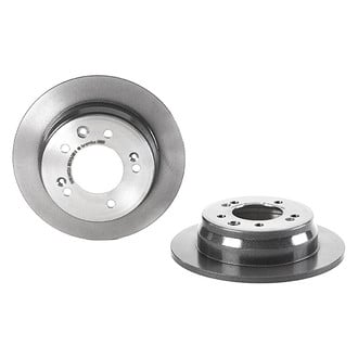 Brembo® - OE Replacement Plain Solid Rear Brake Rotor