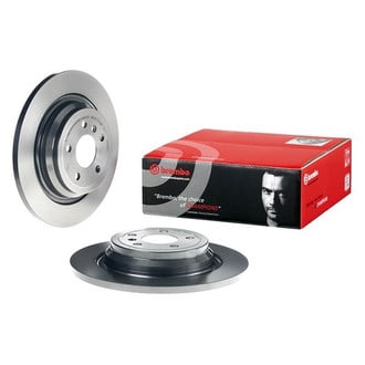 Brembo® - UV Coated Series Plain Solid Rear Brake Rotor