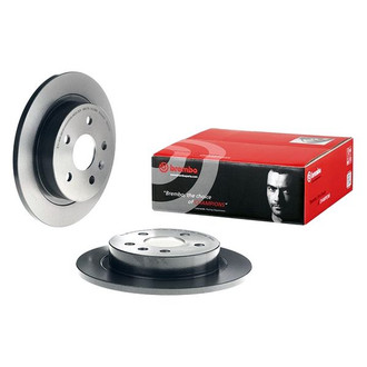 Brembo® - UV Coated Series Plain Solid Rear Brake Rotor