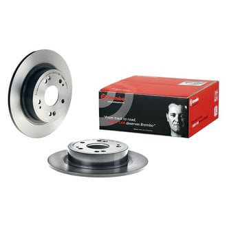 Brembo® - UV Coated Series Plain Solid Rear Brake Rotor