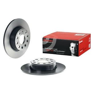 Brembo® - UV Coated Series Plain Solid Rear Brake Rotor
