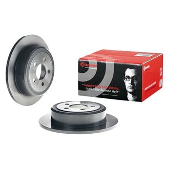 Brembo® - UV Coated Series Plain Solid Rear Brake Rotor